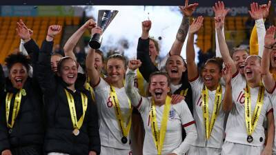 England 3-1 Germany: Lionesses beat rivals on home soil for the first time in their history to win the Arnold Clark Cup