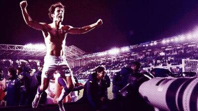 Una 'bala viola' directa al lateral y el corazón del Bernabéu: Álvaro Odriozola