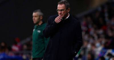 Ralf Rangnick - 'The plan was in the dustbin!' - Rangnick unimpressed with Man Utd first-half effort against Atletico Madrid - msn.com - Manchester - Madrid