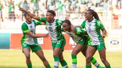 Super Falcons fly into Morocco 2022 AWCON, beat Lady Elephants 1-0