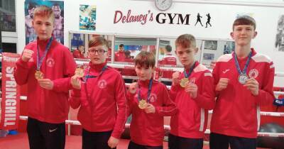 Springhill boxers take gold and silver medals at Scottish Novice Championships