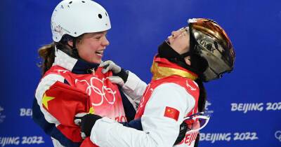 Ashley Caldwell celebrates with Xu Mengtao despite missing podium: "It brought tears to my eyes as much as sadness did" - olympics.com - Usa - China - Beijing - Taiwan -  Sochi - county Ashley