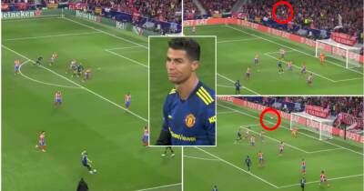 Cristiano Ronaldo: Painful clip shows why Man Utd star was so frustrated v Atletico