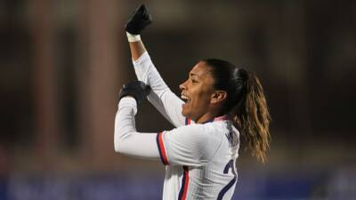 USWNT players wear 'Protect Trans Kids' wristbands in SheBelieves Cup victory