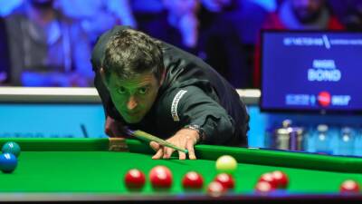 European Masters 2022 LIVE - Ronnie O'Sullivan eyes quarter-final place as he faces Ashley Hugill