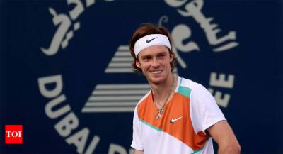 Rublev pleads for peace after edging 'unimportant' match - timesofindia.indiatimes.com - Russia - Ukraine - Usa - county Mcdonald