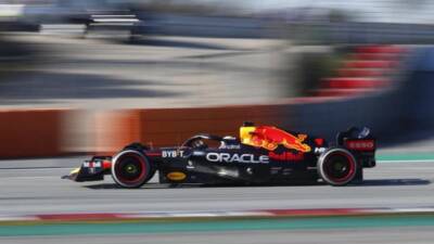 Verstappen puts new car through its paces
