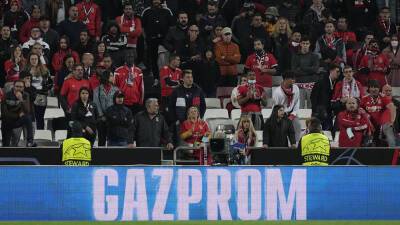 German soccer club removes Russian firm Gazprom from jerseys