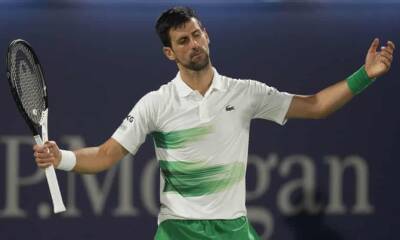 Roger Federer - Rafael Nadal - Andy Murray - Andy Roddick - Djokovic to be overtaken as world No 1 by Daniil Medvedev after Dubai loss - theguardian.com - Australia - Czech Republic - Dubai