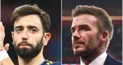 Manchester United star Bruno Fernandes breaks Champions League record set by David Beckham