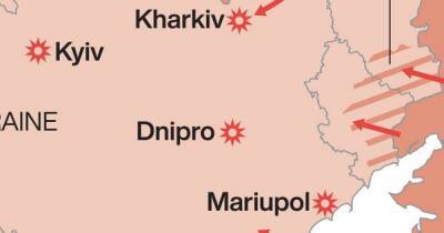 Ukraine invasion map: Where Russian troops are moving and the location of key cities