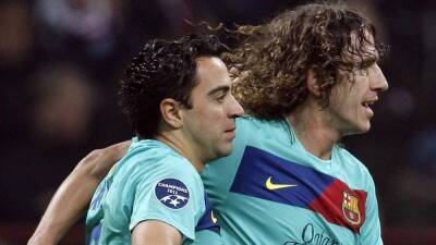 Puyol se juega una cena por el título de Liga del Barcelona