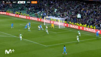 El gol en el 92' del Zenit que mandaba al Betis a la prórroga y el VAR anuló por falta - en.as.com - Madrid