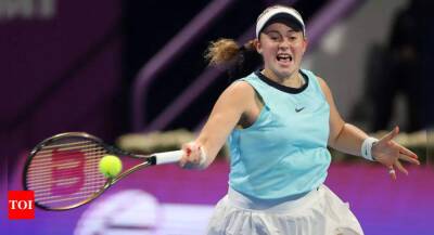 Qatar Open: Jelena Ostapenko defeats Garbine Muguruza for ninth successive win