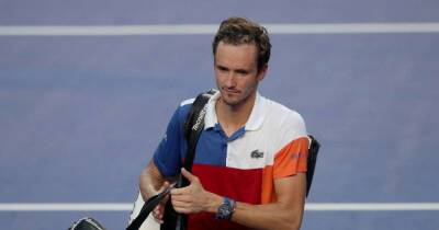 Tennis-Russian world No.1 Medvedev calls for peace after "roller-coaster day"
