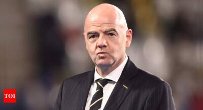 Gianni Infantino - FIFA 'concerned' by 'tragic and worrying' situation in Ukraine: Gianni Infantino - timesofindia.indiatimes.com - Russia - Sweden - Ukraine - Czech Republic - Poland