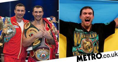 Klitschko brothers to take up arms against Russian invasion as Oleksandr Usyk returns to Ukraine