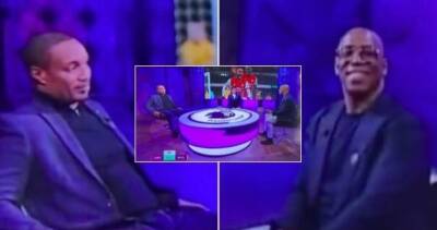 Ian Wright - Alexandre Lacazette - Nicolas Pepe - Wolverhampton Wanderers - Paul Ince - Ian Wright's face was a picture after Paul Ince was raging about Arsenal 2-1 Wolves - givemesport.com
