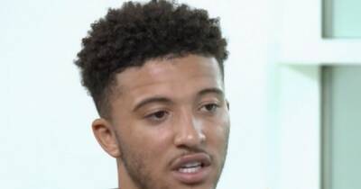 Jadon Sancho details relationship with Cristiano Ronaldo in Manchester United training