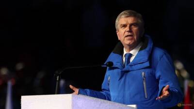 Thomas Bach - IOC condemns 'breach of Olympic Truce' after Russia invades Ukraine - channelnewsasia.com - Russia - Ukraine - Beijing