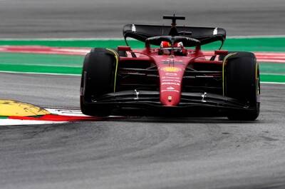 Leclerc tops Day 2 of F1's pre-season testing in his Ferrari while Hamilton flounders
