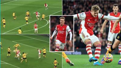 Arsenal: Martin Odegaard's impressive individual highlights vs Wolves