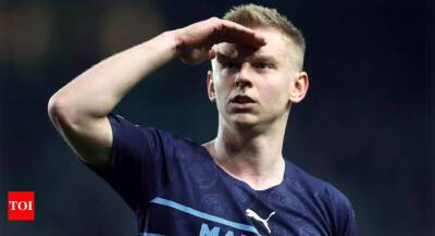 Oleksandr Zinchenko - Pep Guardiola - City's Oleksandr Zinchenko ready to play despite impact of invasion - timesofindia.indiatimes.com - Britain - Russia - Manchester - Ukraine