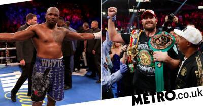 Tyson Fury vs Dillian Whyte confirmed for Wembley world title fight in April