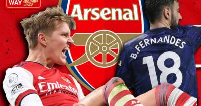 Arsenal reminded of Bruno Fernandes issue with Martin Odegaard but Mikel Arteta has his solution