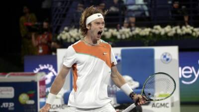 Daniil Medvedev - Hubert Hurkacz - Andrey Rublev - 'No War Please' writes Rublev after win - 7news.com.au - Russia - Ukraine - Mexico - Poland - Dubai