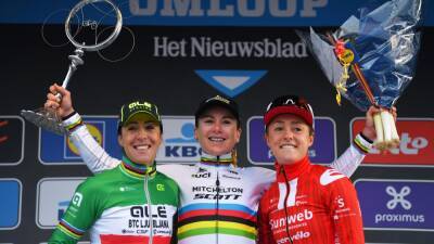 Lotte Kopecky - Annemiek Van-Vleuten - Omloop 2022 women’s race LIVE – Annemiek van Vleuten, Lotte Kopecky vie for title in Belgium classic - eurosport.com - Belgium