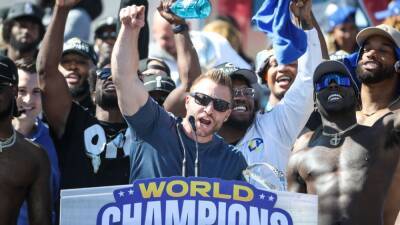 Sean McVay says he's committed to coaching Los Angeles Rams, won't pursue TV opportunities