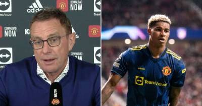 Ralf Rangnick addresses Marcus Rashford's form after Carragher and Scholes criticism