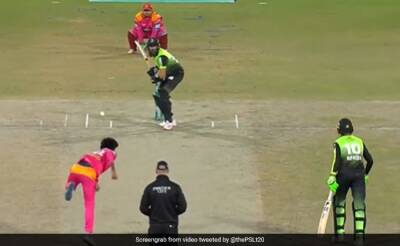 Liam Dawson - David Wiese - Watch: David Wiese Takes Lahore Qalandars From 141/7 To 168/7 In 1 Over - sports.ndtv.com - Namibia - Pakistan -  Lahore -  Bangalore -  Islamabad