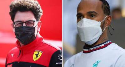 Ferrari boss Mattia Binotto responds to Lewis Hamilton with confident Mercedes prediction