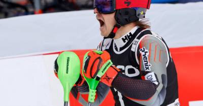 Henrik Kristoffersen - Henrik Kristoffersen blazes to 25th World Cup win at the Garmisch-Partenkirchen slalom - olympics.com - Germany - Switzerland - Norway - Beijing - Austria