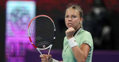 Could Qatar Open finalist Anett Kontaveit soon become world number one?