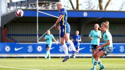 Sam Kerr - Jess Carter - Erin Cuthbert - Fran Kirby - Bethany England - Leicester City - Chelsea thrash Leicester to reach FA Cup quarter-finals after early Foxes red - bt.com - Germany -  Leicester -  Chelsea - Birmingham - South Korea