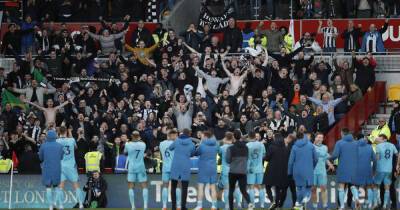 Soccer-Newcastle claim vital win at Brentford on Eriksen's return