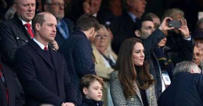 Prince George shocks fans by how much 'taller' he looks during surprise appearance at England v Wales Six Nations with William and Kate