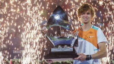 Andrey Rublev bests Vesely for Dubai title, 2nd singles tournament victory in past week