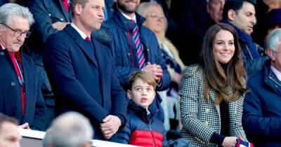 Prince George turned up to England v Wales and didn't know who to support