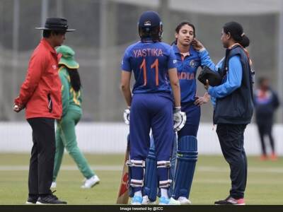 ICC Women's World Cup: Smriti Mandhana Hit On Head During Warm-Up Match vs South Africa