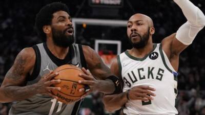 Irving stars in Nets' NBA win over Bucks