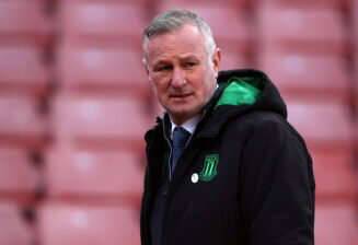 Michael Oneill - Jacob Brown - Michael O’Neill reacts to controversial moment in Stoke City defeat at Bournemouth - msn.com - county Potter -  Stoke
