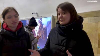 Ukraine war: On Kyiv's metro, anger and fear as Russian airstrikes continue