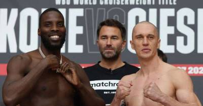 Okolie vs Cieslak: Fight time, undercard, prediction, ring walks and latest betting odds - preview today