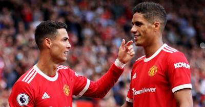 'Great experience to play with Ronaldo' - Man Utd defender Varane delighted to be reunited at Old Trafford