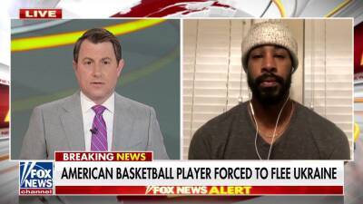 American basketball players try to flee Ukraine; One succeeds, one still stuck - foxnews.com - Russia - Ukraine - Brazil - Usa - Romania - Poland - New York - state Indiana -  Houston - state Utah