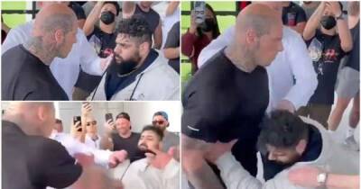 Martyn Ford - Brawl breaks out between World's Scariest Man & Iranian Hulk during intense staredown - msn.com - London - Iran - county Ford